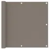 Image de vidaXL Écran de balcon Taupe 90x500 cm Tissu Oxford