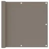 Image de Vidaxl Ãcran De Balcon Taupe 90x500 Cm Tissu Oxford