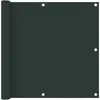 Image de vidaXL Ãcran de balcon Vert foncÃ© 90x600 cm Tissu Oxford