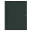 Image de vidaXL Écran de balcon Vert foncé 120x300 cm Tissu Oxford