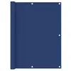 Image de vidaXL Écran de balcon Bleu 120x400 cm Tissu Oxford