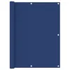 Image de Vidaxl Ãcran De Balcon Bleu 120x400 Cm Tissu Oxford