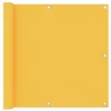 Image de vidaXL Écran de balcon Jaune 90x600 cm Tissu Oxford135027