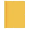 Image de vidaXL Écran de balcon Jaune 120x500 cm Tissu Oxford