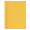 Image de vidaXL Écran de balcon Jaune 120x600 cm Tissu Oxford