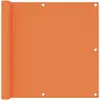 Image de vidaXL Vidaxl Écran De Balcon Orange 90x600 Cm Tissu Oxford