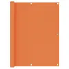 Image de vidaXL Écran de balcon Orange 120x400 cm Tissu Oxford135053