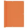 Image de Vidaxl Ãcran De Balcon Orange 120x500 Cm Tissu Oxford