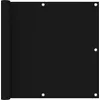 Image de vidaXL Vidaxl Écran De Balcon Noir 90x300 Cm Tissu Oxford