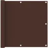 Image de Vidaxl Ãcran De Balcon Marron 90x300 Cm Tissu Oxford