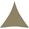 Image de Vidaxl Voile De Parasol Tissu Oxford Triangulaire 5x7x7 M Beige
