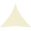Image de Vidaxl Voile De Parasol Tissu Oxford Triangulaire 4x4x4 M CrÃ¨me