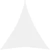 Image de Vidaxl Voile De Parasol Tissu Oxford Triangulaire 4x5x5 M Blanc
