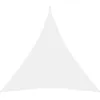 Image de Vidaxl Voile De Parasol Tissu Oxford Triangulaire 5x5x5 M Blanc