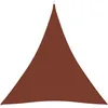 Image de Vidaxl Voile De Parasol Tissu Oxford Triangulaire 3x3x3 M Terre Cuite