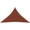 Image de Vidaxl Voile De Parasol Tissu Oxford Triangulaire 5x5x6 M Terre Cuite