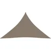 Image de vidaXL Vidaxl Voile De Parasol Tissu Oxford Triangulaire 3,5x3,5x4,9 M Taupe