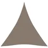 Image de vidaXL Voile de parasol Tissu Oxford triangulaire 45x45x45 m Taupe