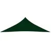 Image de vidaXL Voile de parasol Tissu Oxford triangulaire 4x4x58 m Vert foncé