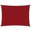 Image de vidaXL Voile de parasol Tissu Oxford rectangulaire 2x4 m Rouge