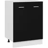 Image de vidaXL Armoire de plancher Lyon Noir Bois d'ingénierie801189