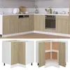 Image de vidaXL Armoire de plancher d'angle Lyon chêne sonoma802492