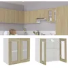 Image de vidaXL Vidaxl Armoire En Verre Suspendue ""Lyon"" Chêne Sonoma