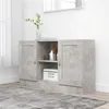 Image de vidaXL Buffet Gris béton 120x30,5x70 cm Bois d'ingénierie802781
