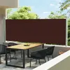 Image de vidaXL Auvent latéral rétractable de patio 600x160 cm marron313380