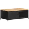 Image de vidaXL Table basse 90x50x37 cm Bois massif de manguier brut323136