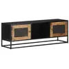 Image de vidaXL Meuble TV 120x30x40 cm Bois de manguier brut323148
