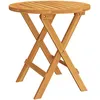 Image de vidaXL Vidaxl Table De Bistro Ø46x47 Cm Bois D'acacia Massif