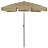 Image de vidaXL Parasol de plage taupe 180x120 cm314722