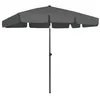 Image de vidaXL Parasol de plage anthracite 200x125 cm