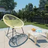 Image de vidaXL Chaise d'extérieur Acapulco Résine tressée Beige313140