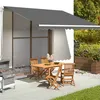 Image de vidaXL Tissu de remplacement pour auvent Anthracite 4,5x3,5 m311950