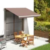 Image de vidaXL Tissu de remplacement pour auvent Marron 3,5x2,5 m311976