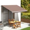 Image de vidaXL Tissu de remplacement pour auvent Marron 4x3 m311977