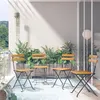 Image de vidaXL Chaises de bistro pliables lot de 4 Bois d'acacia massif