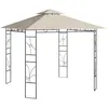 Image de vidaXL Belvédère 3x3x2,7 m Crème 160 g/m²