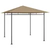 Image de vidaXL Belvédère 3x3x2,7 m Taupe 180 g/m²