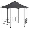 Image de vidaXL Belvédère avec parois 3,1x2,7 m Anthracite