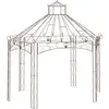 Image de Vidaxl Pavillon De Jardin Marron Antique 400x258x378 Cm Fer