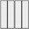 Image de Vidaxl Rideaux De Porte Anti-Insectes 2 Pcs Et Aimants Noir 220x100 Cm