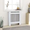 Image de vidaXL Cache-radiateur MDF Blanc 78 cm325559