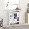 Image de vidaXL Cache-radiateur MDF Blanc 78 cm325567