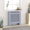 Image de vidaXL Cache-radiateur MDF Gris 78 cm325569