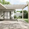 Image de vidaXL Auvent vertical Blanc 140x420 cm Tissu oxford