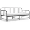 Image de vidaXL Cadre de canapé-lit extensible sans matelas gris métal 90x200cm324754