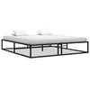 Image de vidaXL Cadre de lit sans matelas noir métal 180x200 cm324790